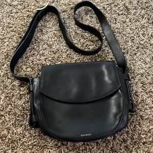 Skagen Black Leather Bag